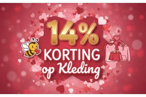 Valentijnsactie: 14% korting op badmintonkleding