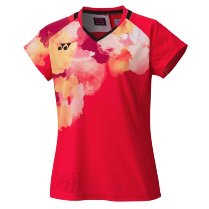Yonex-T-shirt-20706-Clear-Red-Lady-1