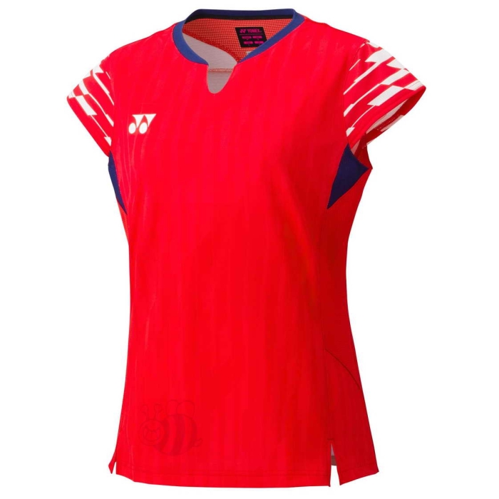 Yonex-T-shirt-20860-Clear-Red-Lady-1