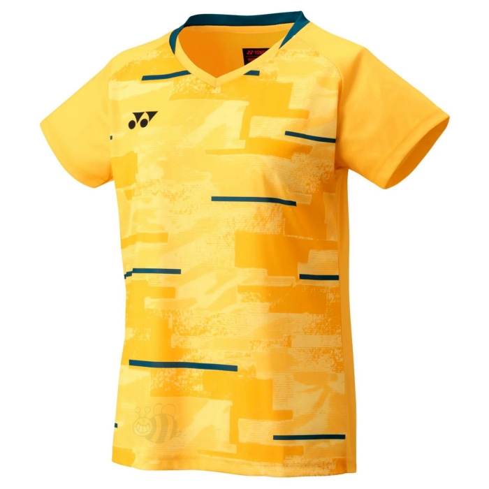 Yonex-T-shirt-YW0034EX-Yellow-Lady-1