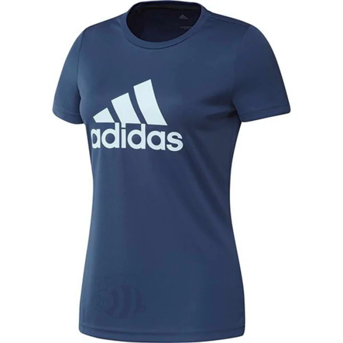 Adidas T-shirt Badminton Logo Tee W Navy Blue Lady