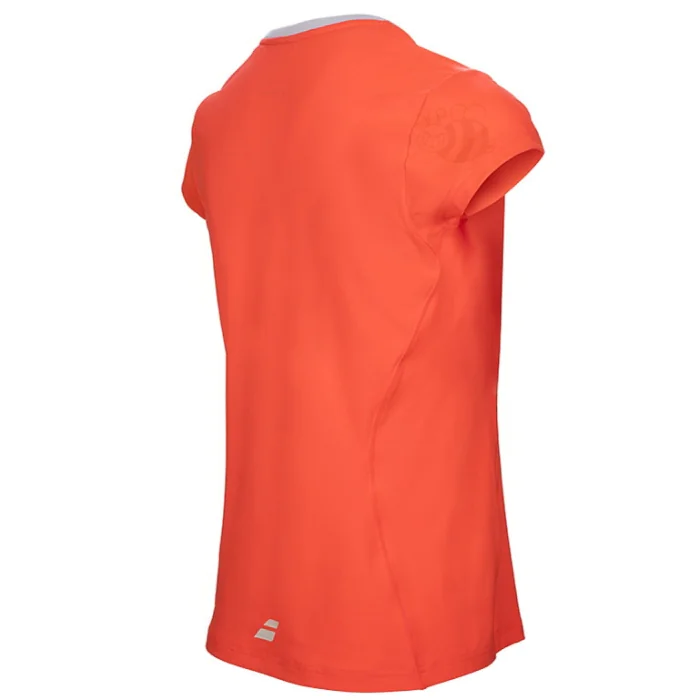 Babolat-T-shirt-Core-Flag-Club-Red-Lady-3