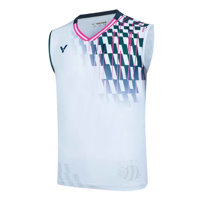 Victor-T-shirt-T-50002-A-White-Sleeveless-1